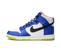 Nike Dunk High Chaussures pour femme, Blanc/noir/bleu racer atomique, 38 EU