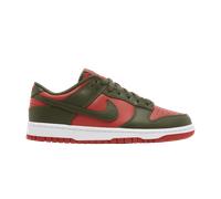 NIKE Sportswear - Sneakers Dunk Low Retro BTTYS en Cuir, Rouge-Kaki-Blanc (10)
