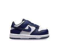 Chaussure Nike Dunk Low pour bébé et tout-petit Blanc/Blanc/Midnight Navy 21