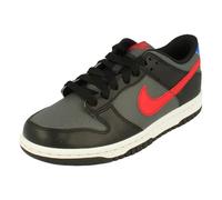 Nike Dunk Low (GS) Baskets Enfants et Garçons, Noir , 36.5 EU