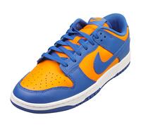 Nike Dunk Low Retro Pour Hommes - Baskets En Cuir Orange Bleu - 44