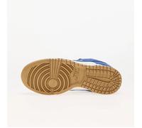 Nike Dunk Low sneakers bleu et doré - cuir lisse, col bas rembourré 37 1/2