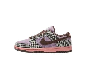 Nike Dunk Low x Harris Tweed HQ5036-902 Baskets pour Femme Multicolore Denim Turquoise Baroque Marron