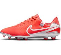 NIKE Chaussure de foot 'Tiempo Legend 10 Academy' gris clair / rouge orangé, Taille 42,5