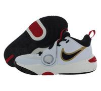 Nike DV8996-104 Team Hustle D 11 (GS) Homme White/Black-Metallic Gold-University Red EU 38