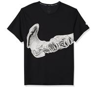 NIKE DV9263-010 M NK DF UV Run DVN Miler SS GX T-Shirt Homme Black/Phantom/Reflective Silv Taille L