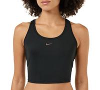 NIKE DX0004-010 W NK One DF Crop Tank NVLTY Vest Femme Black/Plum Eclipse/Plum Eclipse Taille XS