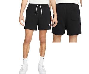 Nike DX0731-010 M NK Club FT Flow Short Shorts Homme Black/White/White Taille L