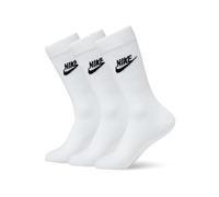 Chaussettes x3 unisexe nike sportswear everyday essential crew blanc