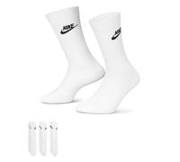 NIKE DX5025-100 Sportswear Everyday Essential Socks Unisex White/Black XL