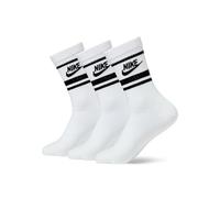Nike Everyday Cush Ankle Chaussettes De Sport Pack De 3-Noir,Blanc, Taille 34-38