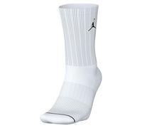 NIKE DX9632-100 U J ED CUSH POLY CREW 3PR 144 Socks Unisex WHITE/BLACK Taille M
