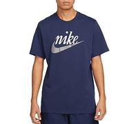 NIKE DZ3279-410 M NSW Tee Futura 2 T-Shirt Homme Midnight Navy Taille M