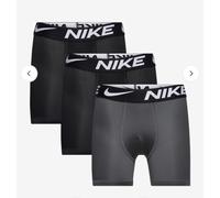 Nike E Day Coton Stretch 3 Boxers pour garçon Black-DK Grey 11-13 Ans