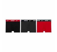 Nike E Day Coton Stretch 3 Boxers pour garçon University Red 6/8 Ans