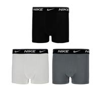 Nike E Day Cotton Stretch 3 Boxers pour garçon Black/White 11/13 Ans