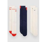 Nike Ed Pl Csh Crew 3P 144 WGFX Chaussettes à motifs S