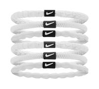 Nike - Élastique pour cheveux FLEX (Taille unique) (Blanc/Noir)