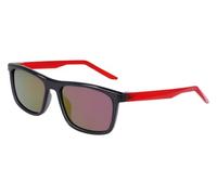 Nike EMBAR P FV2409 060 Anthracite/Polar Red Mirror Sunglasses Unisex Iniettato, Square, 56