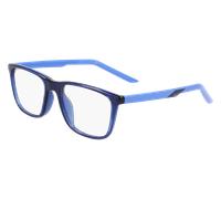 Nike Enfant NIKE 5543 410 Montures optiques Bio-inject Bleu Carré Normale Photochromatique