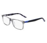 Nike Enfant NIKE 5549 034 Montures optiques Acétate Gris Carré Normale Normale