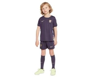 Nike England 24/25 Junior Away Short Sleeve T-shirt Violet 7-8 Years Enfants