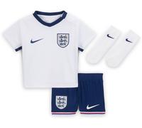 Ensemble 3 pièces replica Nike Football Angleterre 2024/25 Stadium Domicile pour bébé et tout-petit - Blanc 12-18M
