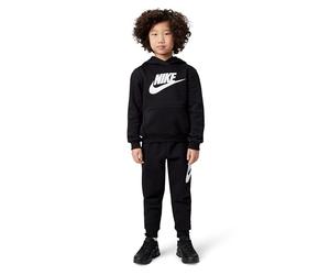 Nike Ensemble 2 pièces unisexe pour enfant avec sweat à capuche et pantalon de jogging, noir, 4 ans
