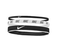 Nike Bandeaux 930 à largeurs variées – Lot de 3 – Taille unique – Noir/Blanc/Noir