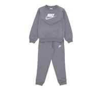 Nike - Ensemble de survêtement à col rond en polyester - Homme - Sport - Gris - Taille: S