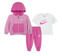 Nike - Ensemble Survêtement Capuche et T-shirt Fille Lifestyle, Rose