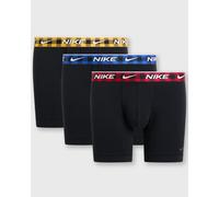 Nike ESSENTIAL COTTON STRETCH BOXER BRIEF 3 PCK men Boxers & Briefs black taille: M