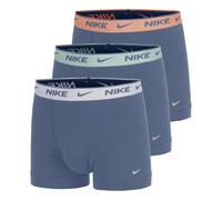 Nike Essential Cotton Stretch Trunk Caleçon Pack de 3 Hommes - bleu, orange S