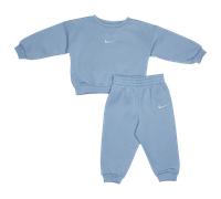 Nike Kids Essential Fleece Crew Long Sleeve Set Bleu 18 Months Enfants