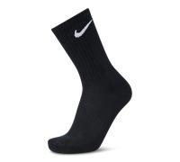 Nike Chaussettes Essential Crew Unisexe – Noir, Coton – Taille 42-46