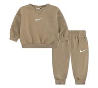 Nike Kids Essential Fleece Crew Long Sleeve Set Beige,Marron 18 Months Enfants