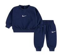 Nike Survêtement Enfant NKN Essential Fleece Crew Set Bleu 24 mois