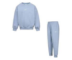 Nike Essential Fleece Crew Set pour bébé Cobalt Bliss Heather 3 mois