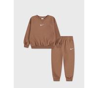 Nike ESSENTIAL FLEECE CREW SET Tracksuits brown taille: Age 6-8 | EU 116-128