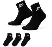 Nike Chaussettes Everyday Essential Unisexe – 3 paires noir/blanc Taille 46-50