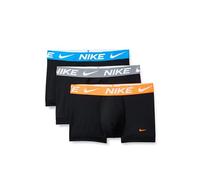 Nike Essential Micro Stretch Trunk Underwear (3-Pack) Maillot, Bleu Photo/Gris foncé/Noir, X-Large Homme
