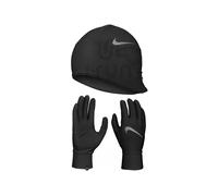 Pack bonnet gants nike essential running noir