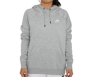 Nike Essential Sweat à Capuche DK Grey Heather/White L