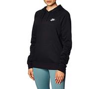 Nike Essential Sweat à Capuche Femme, Black/White, XL