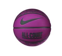 Nike Everyday All Court 8P Graphic Deflated Ballon de Basket en Caoutchouc et Cuir synthétique en Couleur Fuchsia/Faded Spruce/Faded Spruce/Faded Spruce, Taille 7, N.100.4370.633.07