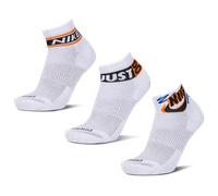 Nike Everyday Cushioned Ankle 3 Pack Unisexe - Chaussettes, Blanc - Taille 38 - 42 White 38 - 42