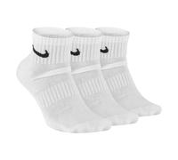 Nike Chaussettes Everyday Cushioned Pack de 3 Unisexe Blanc/Noir Taille 42-46