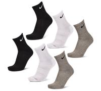 Nike Everyday Cushioned Crew 6 Pack Unisexe - Chaussettes, Blanc - Taille 42 - 46 White 42 - 46