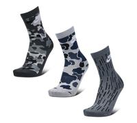 Nike Everyday Cushioned Crew Socks Unisexe - Chaussettes, Gris - Taille 46 - 50 Grey 46 - 50