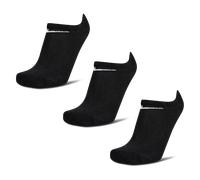 Nike Everyday Cushioned No Show 3 Pack Unisexe - Chaussettes, Noir - Taille 34 - 37.5 - Coton Black 34 - 37.5